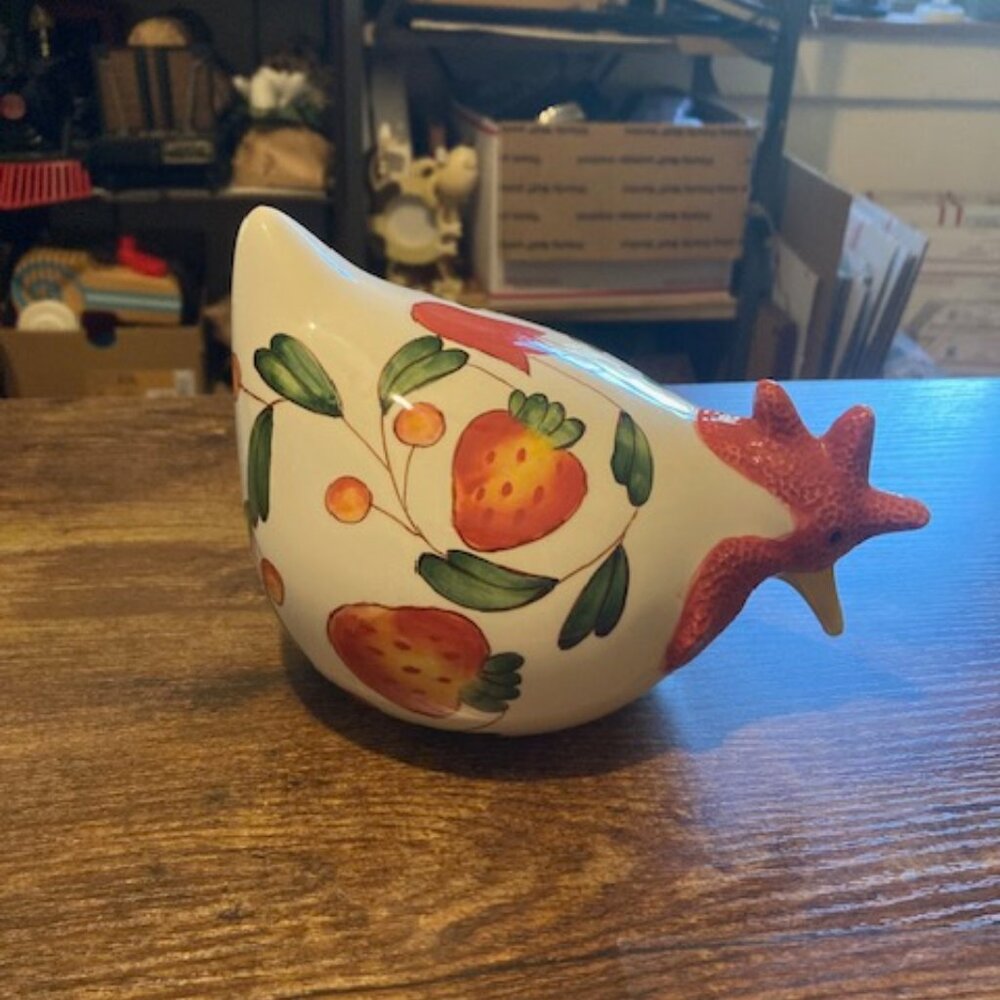 Vintage CBK LTD 1999 ceramic rooster figurine